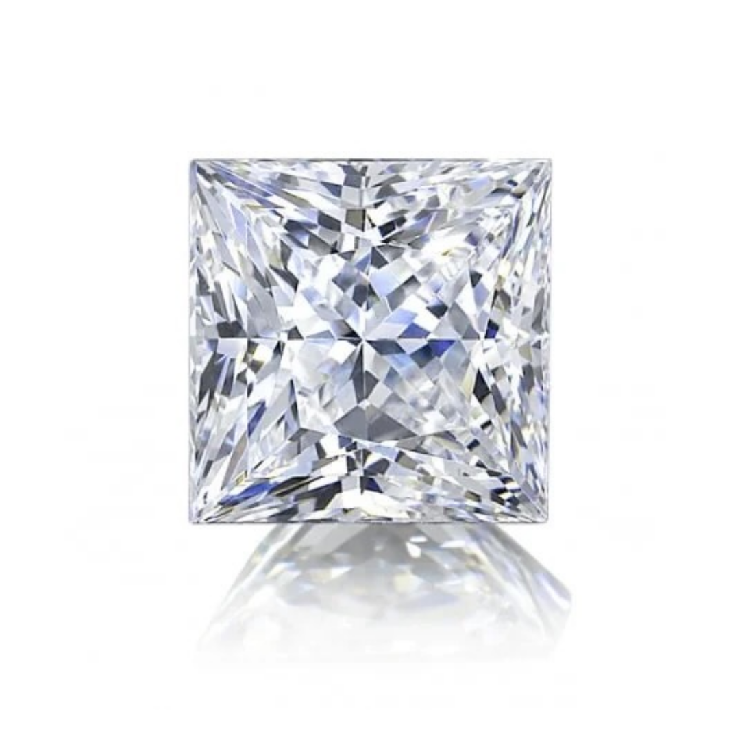 Princess cut Lab Created Diamonds - IGI & GIA certified